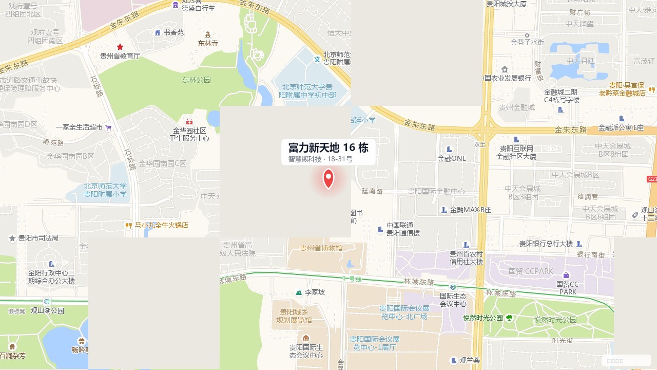 观山湖区 · 富力新天地 16 栋位置地图
